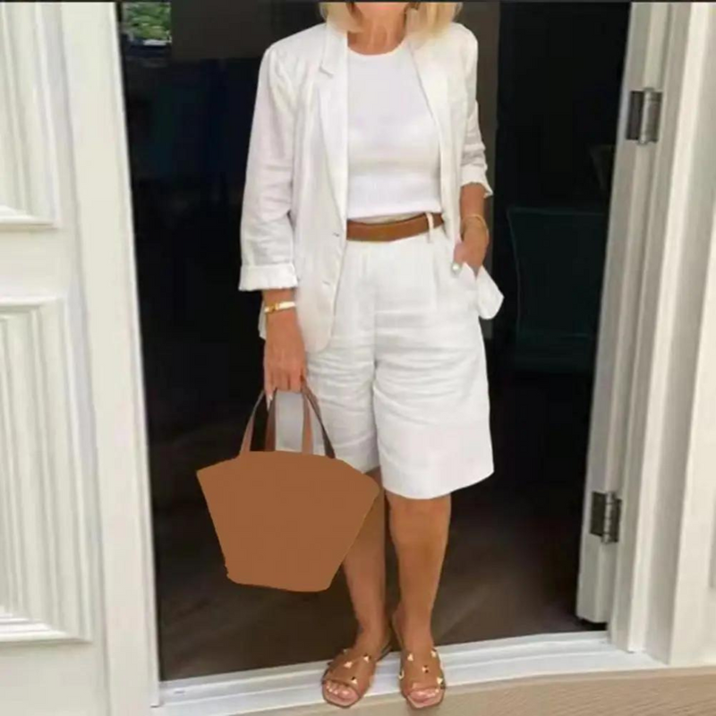 Ensemble veste et short de luxe pour femme