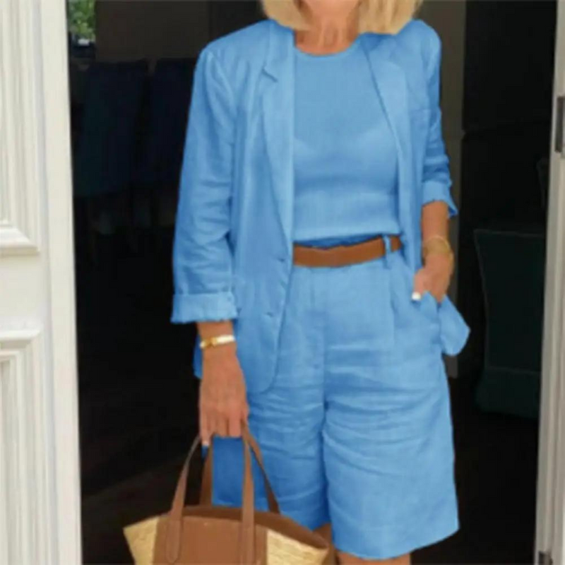 Ensemble veste et short de luxe pour femme