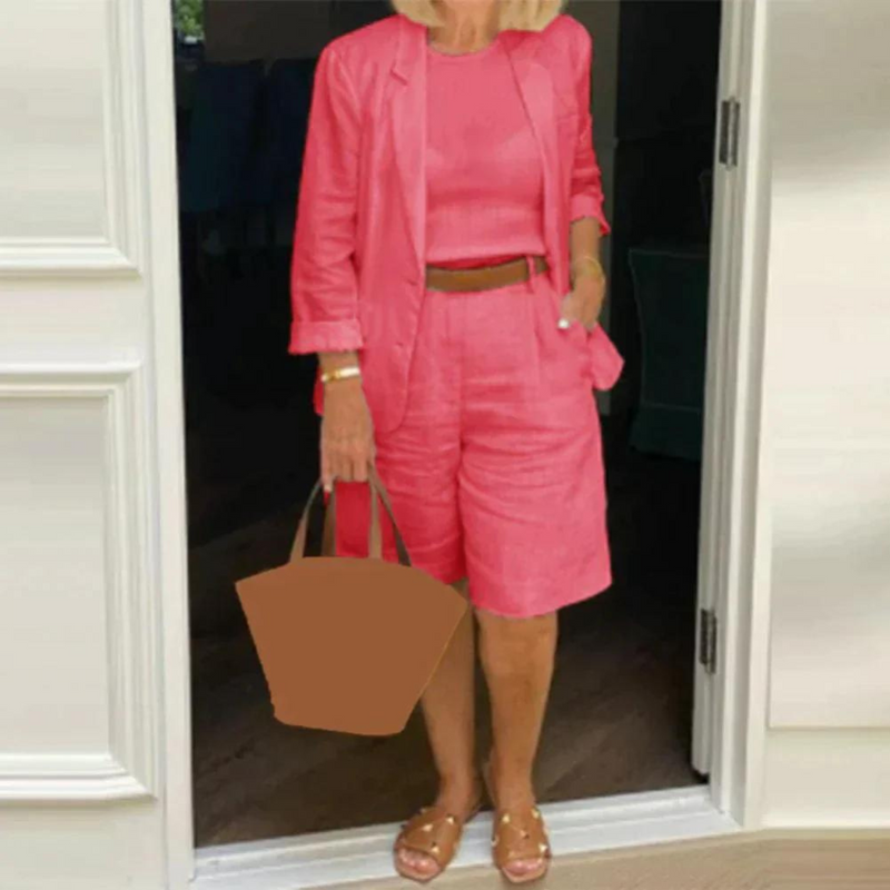 Ensemble veste et short de luxe pour femme