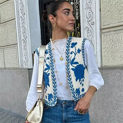 EP | Gilet à fleurs