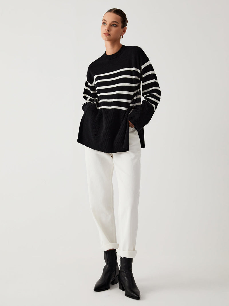 EP | Pull oversize à rayures