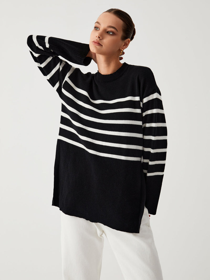 EP | Pull oversize à rayures