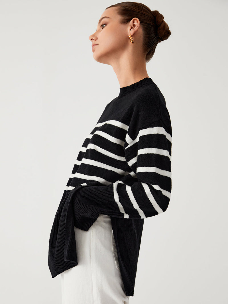 EP | Pull oversize à rayures