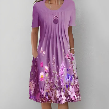 SL | Robe midi avec imprimé fleuri