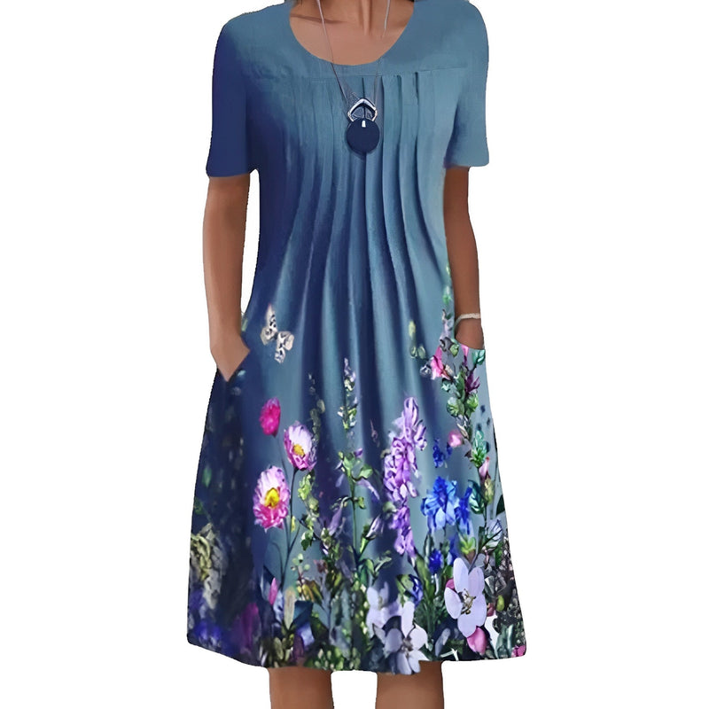 SL | Robe midi avec imprimé fleuri