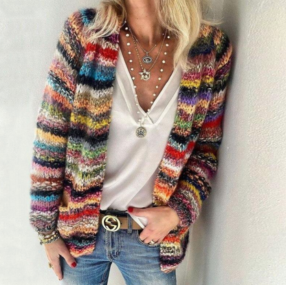 EP | cardigan multicolore et doux