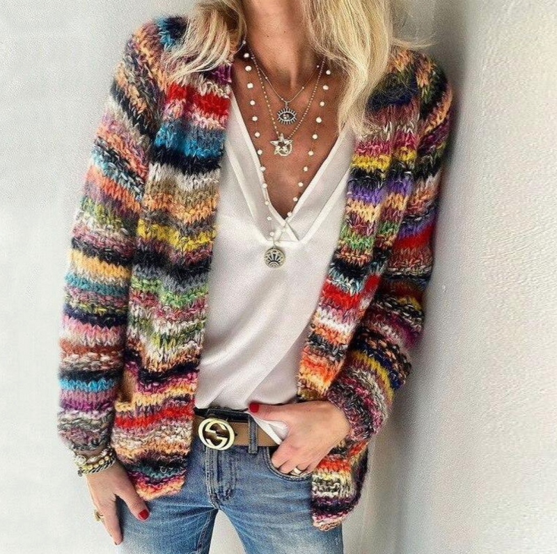 EP | cardigan multicolore et doux