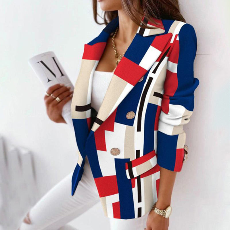 EP | Veste minimaliste à motifs pour femmes