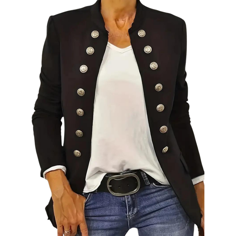 EP | Blazer décontracté pour femmes avec boutons sur le devant