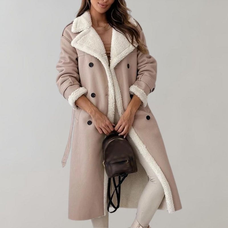 EP | manteau d'hiver élégant en fourrure
