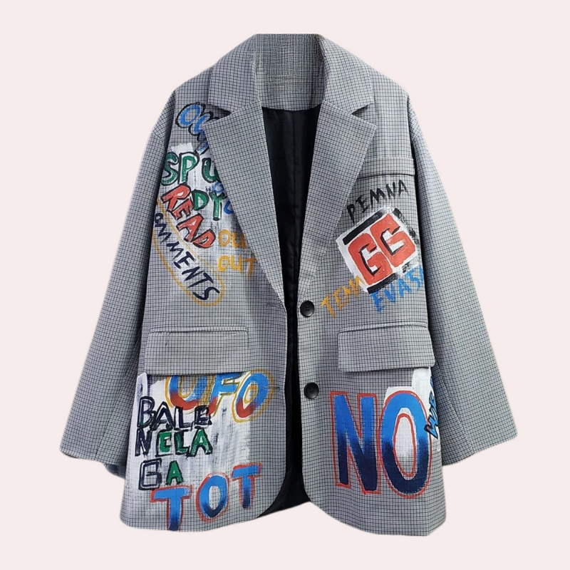 EP | Grand blazer pour femme avec texte