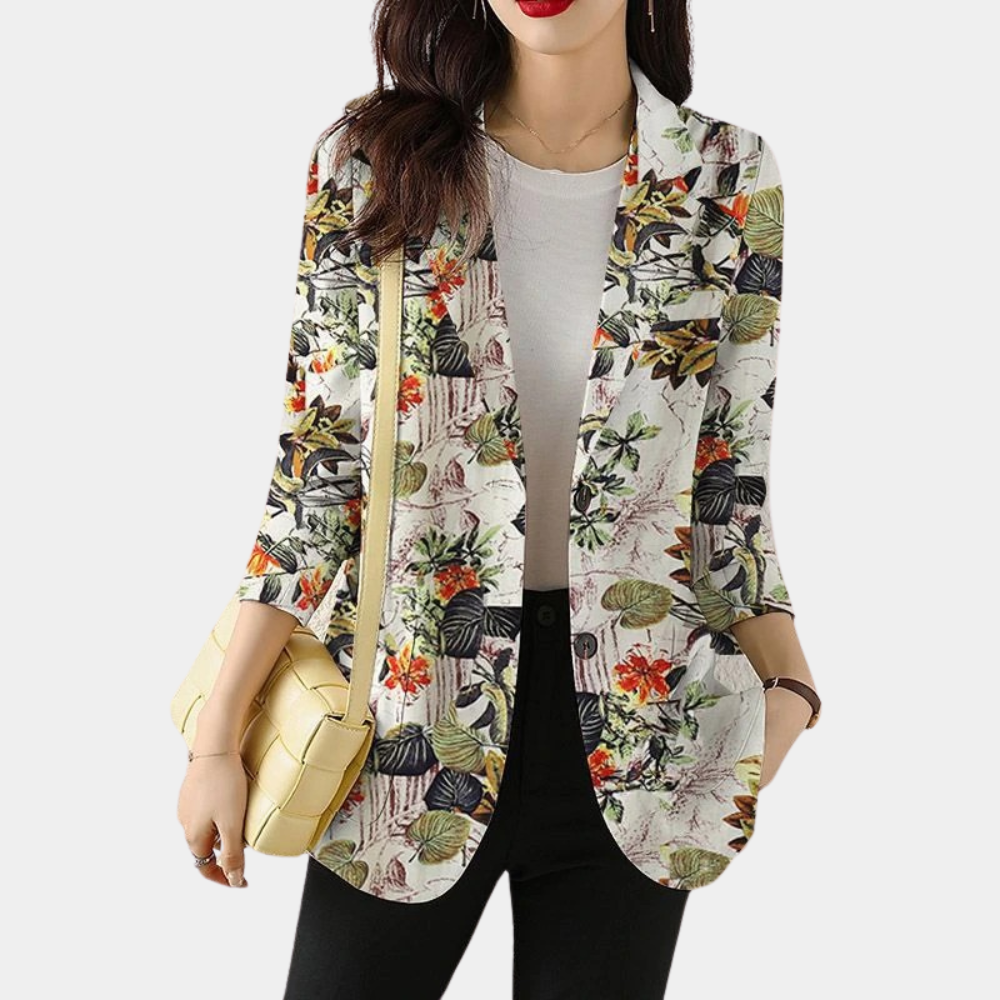 EP | Blazer femme avec motif à fleurs
