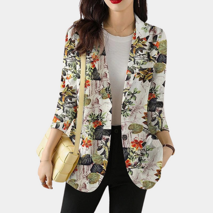 EP | Blazer femme avec motif à fleurs