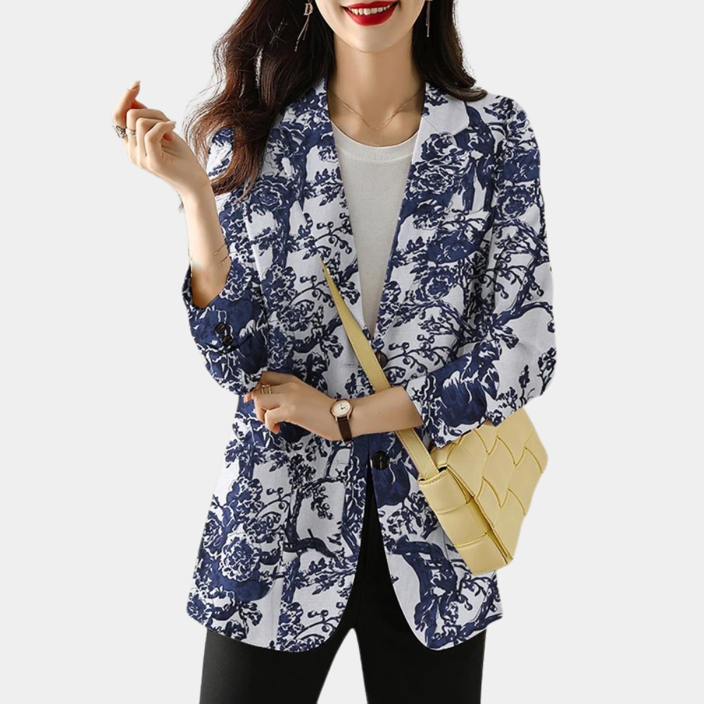 EP | Blazer femme avec motif à fleurs