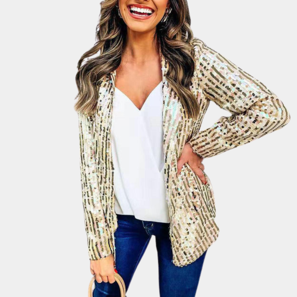 EP | Blazer chic à paillettes pour femmes