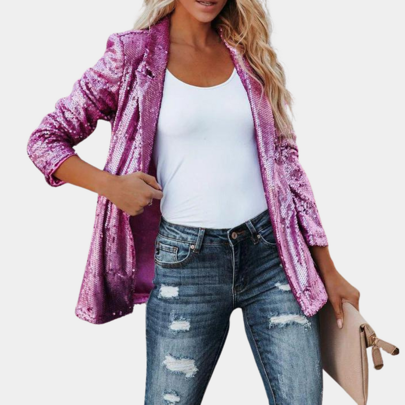 EP | Blazer chic à paillettes pour femmes