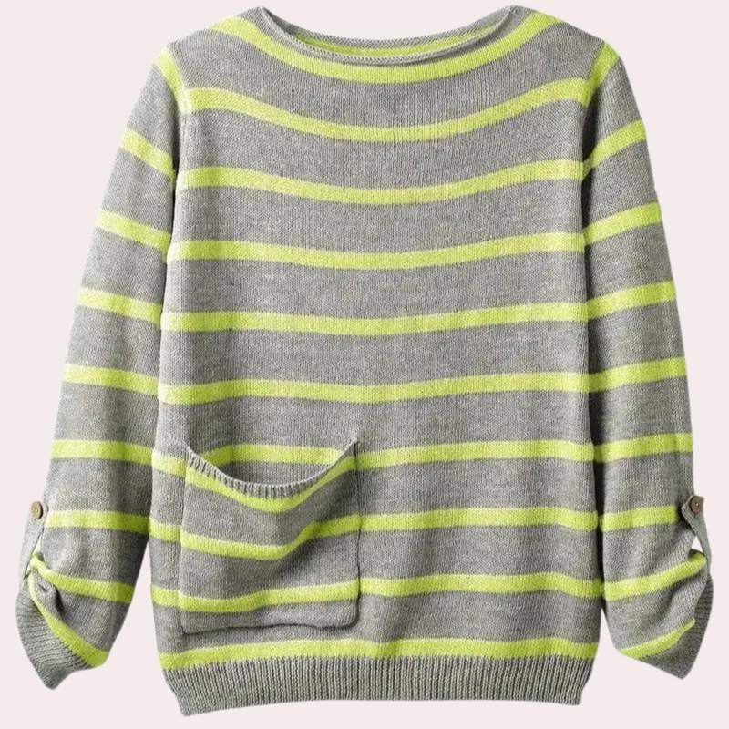 Pull au design réfléchi