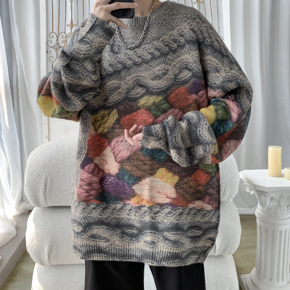 Pull au design réfléchi