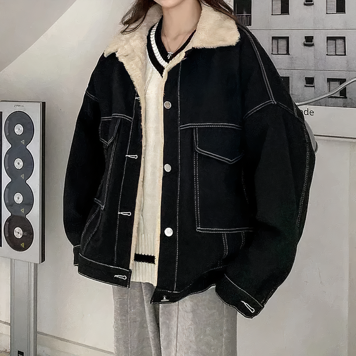 Veste magnifiquement confectionné