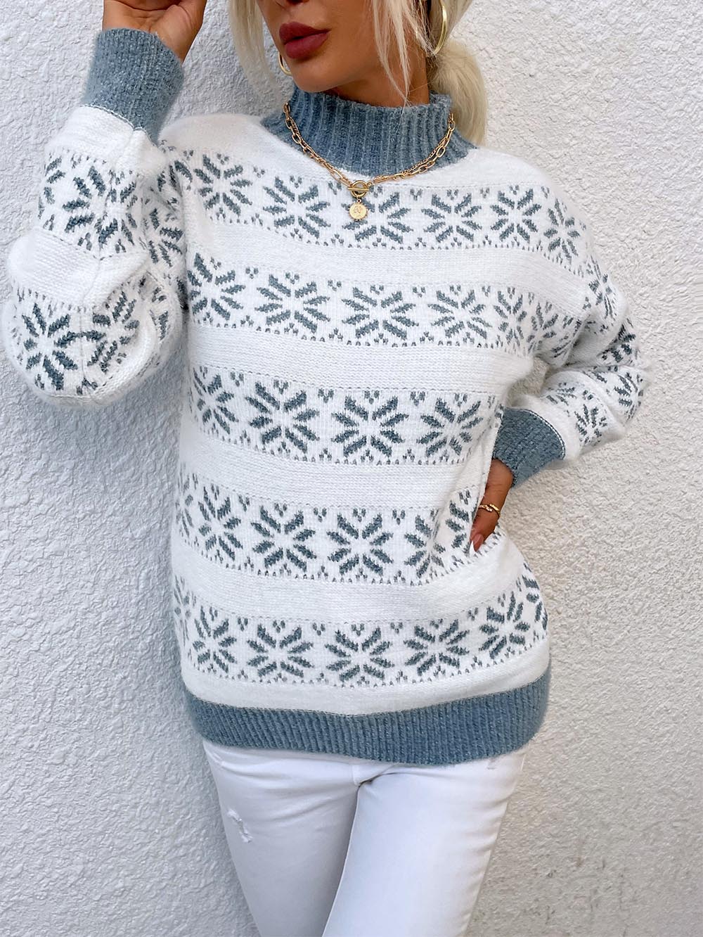 Pull au design classique