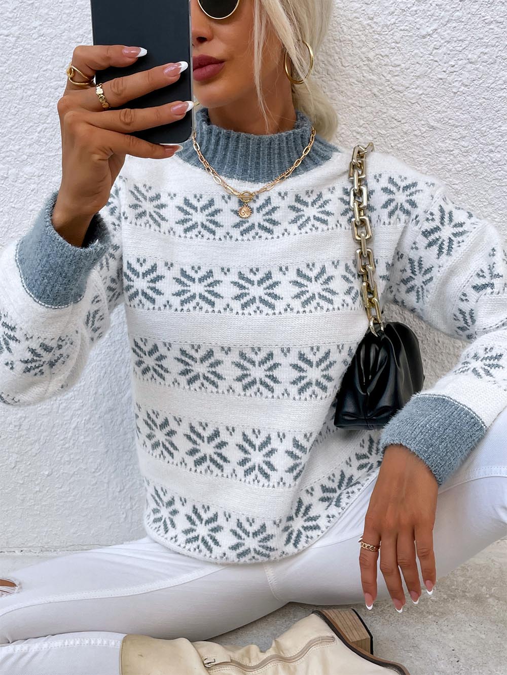 Pull au design classique