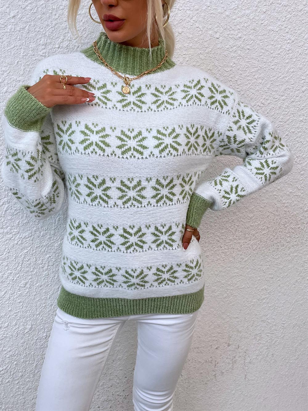 Pull au design classique