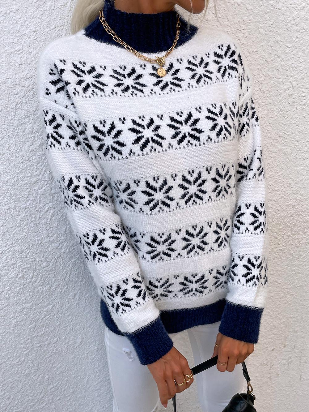 Pull au design classique