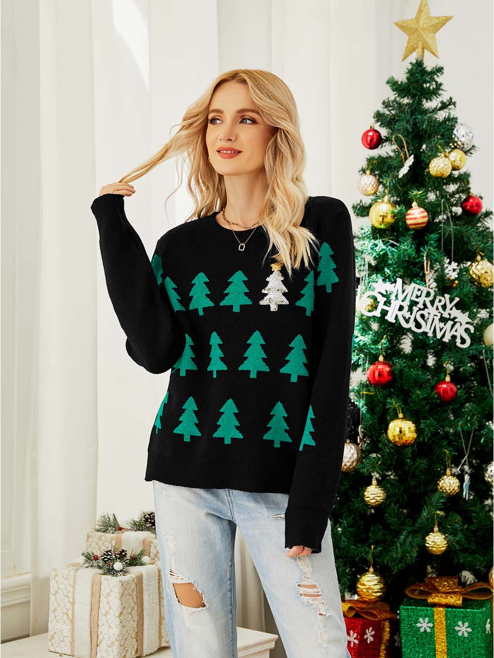 Pull au style vintage intemporel