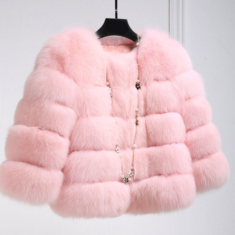 EP | Manteau de fourrure glamour pour femmes