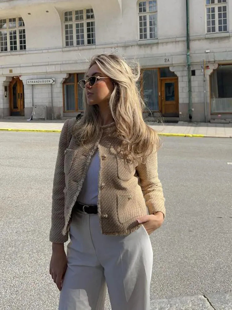 EP | Veste en tweed pour femmes