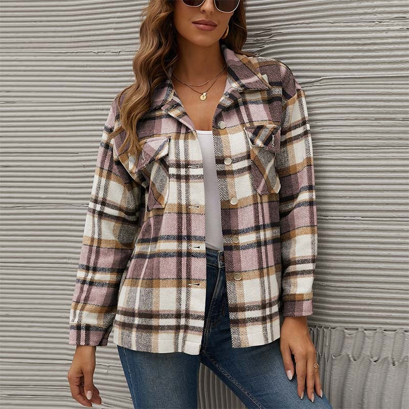 EP | Veste de transition à carreaux pour l'automne
