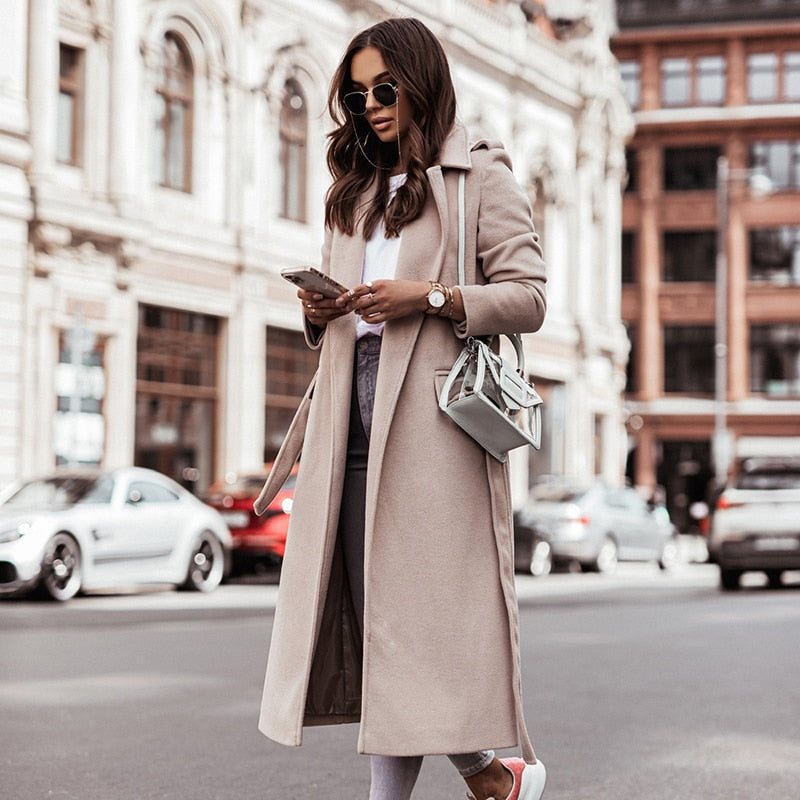 EP | RenskesJacket I Veste longue en laine pour femmes