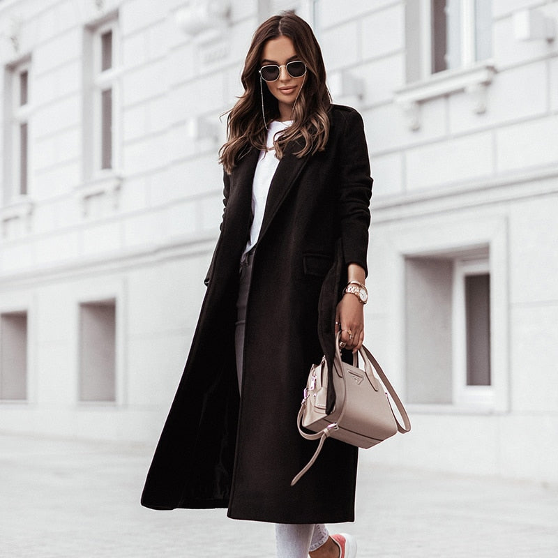EP | RenskesJacket I Veste longue en laine pour femmes