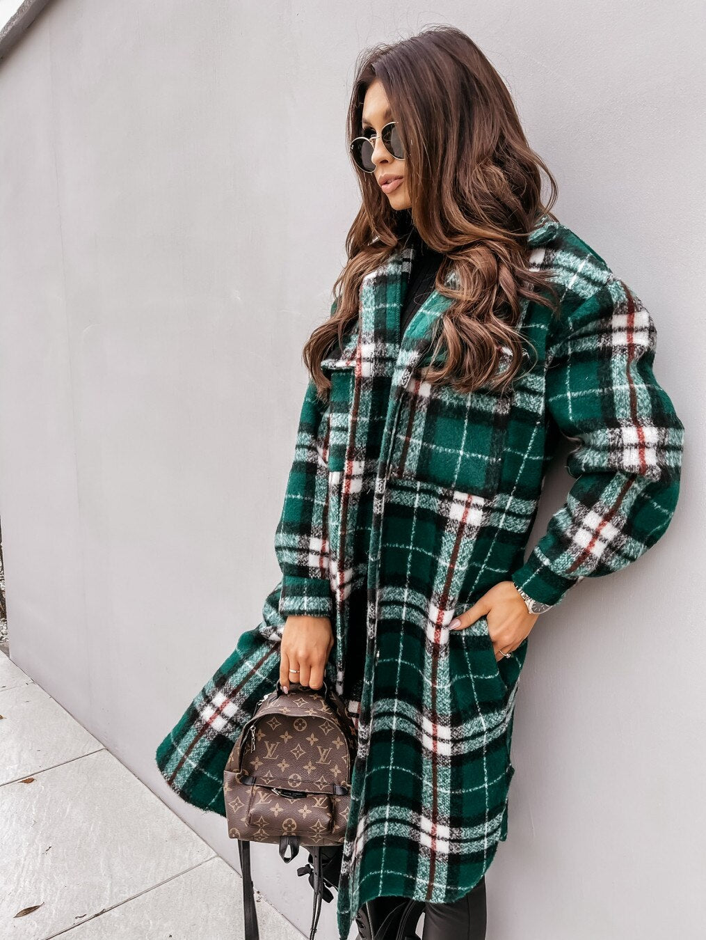 EP | Long Plaid Jacket™ : pour femmes