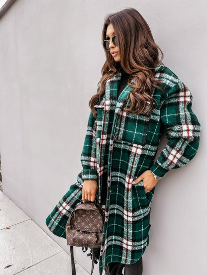 EP | Long Plaid Jacket™ : pour femmes