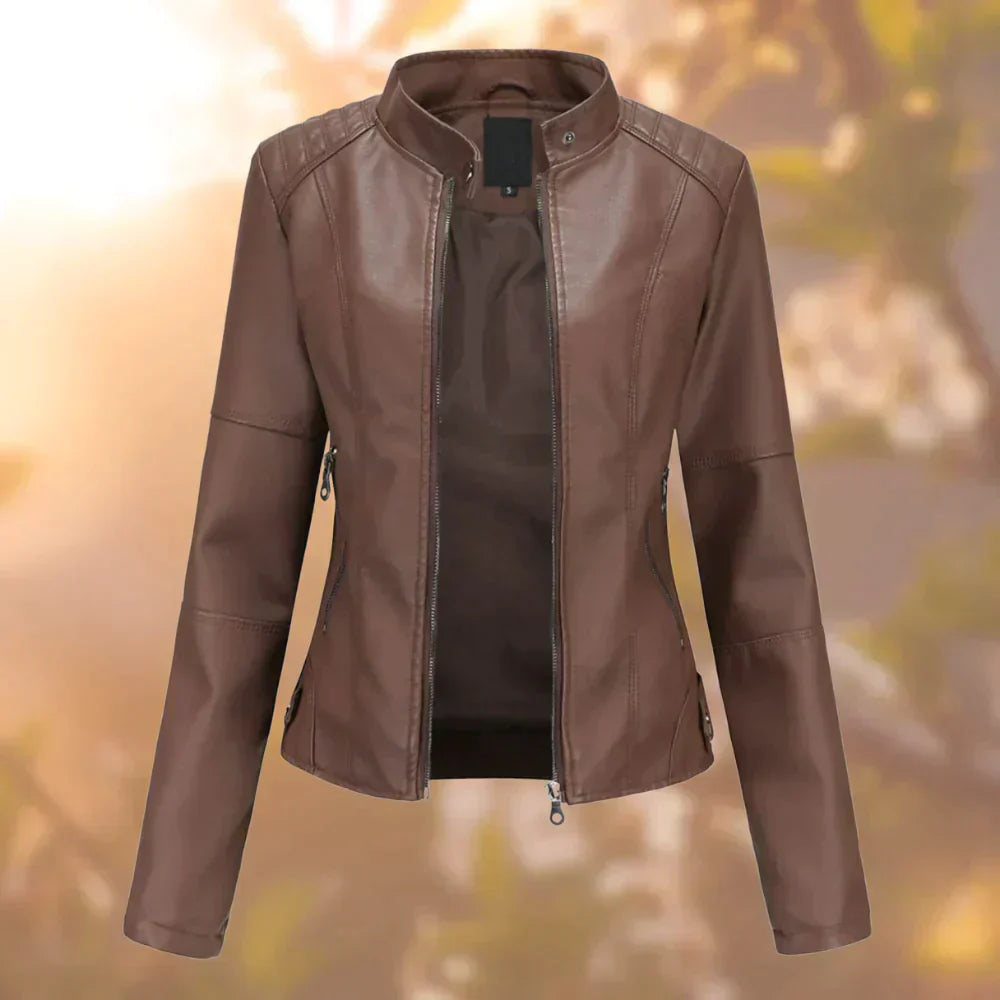 EP | Veste en cuir pour femme