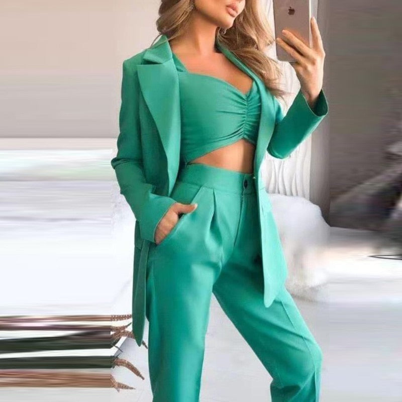 EP | NoudsBlazer I Ensemble de blazers 3 pièces pour femmes