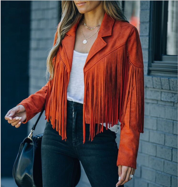 EP | Veste rétro-chic à franges