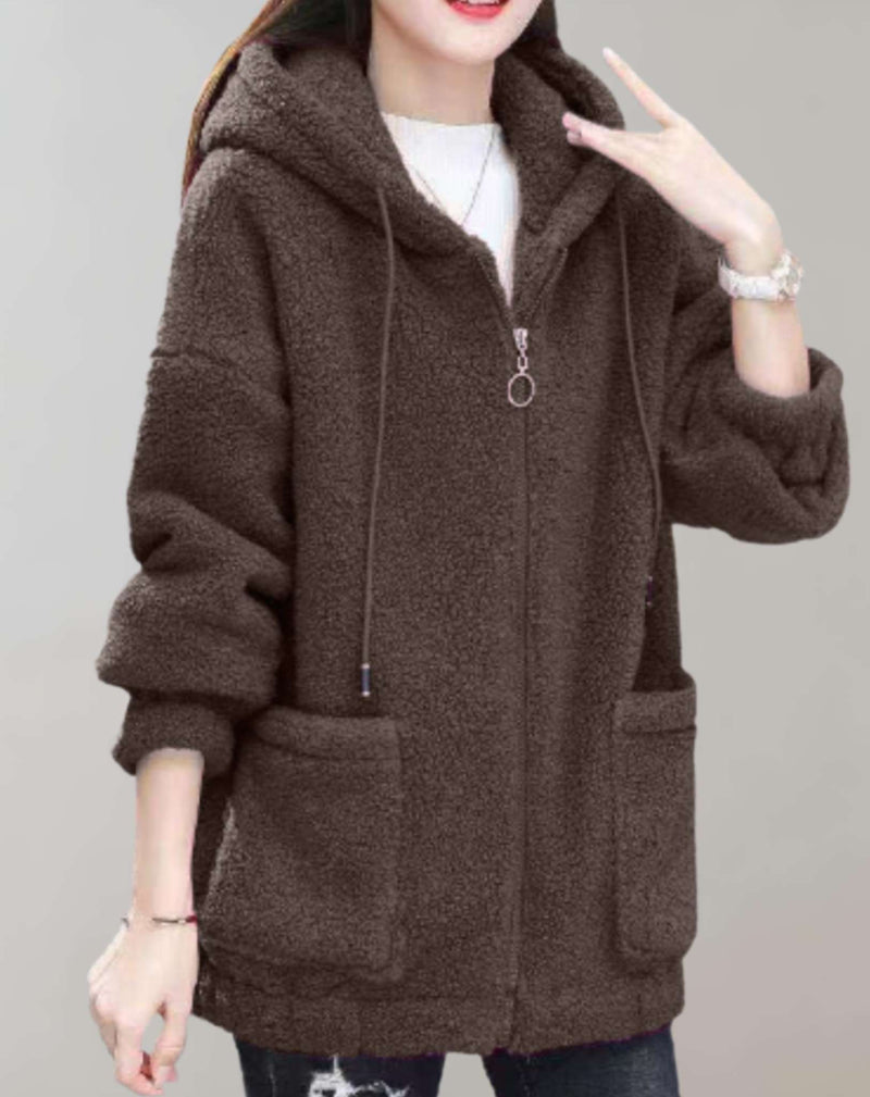 EP | Veste confortable en peluche pour femmes