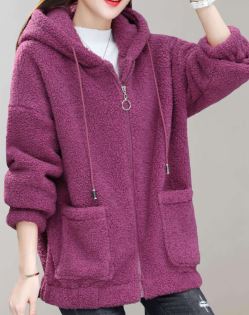 EP | Veste confortable en peluche pour femmes