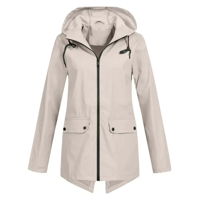 EP | Veste imperméable avec fermeture éclair pour femmes