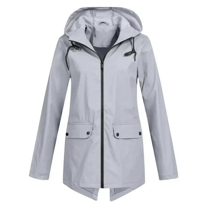 EP | Veste imperméable avec fermeture éclair pour femmes