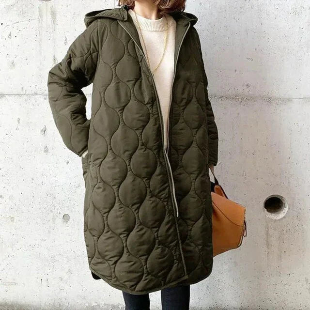 SL | Manteau matelassé avec capuche