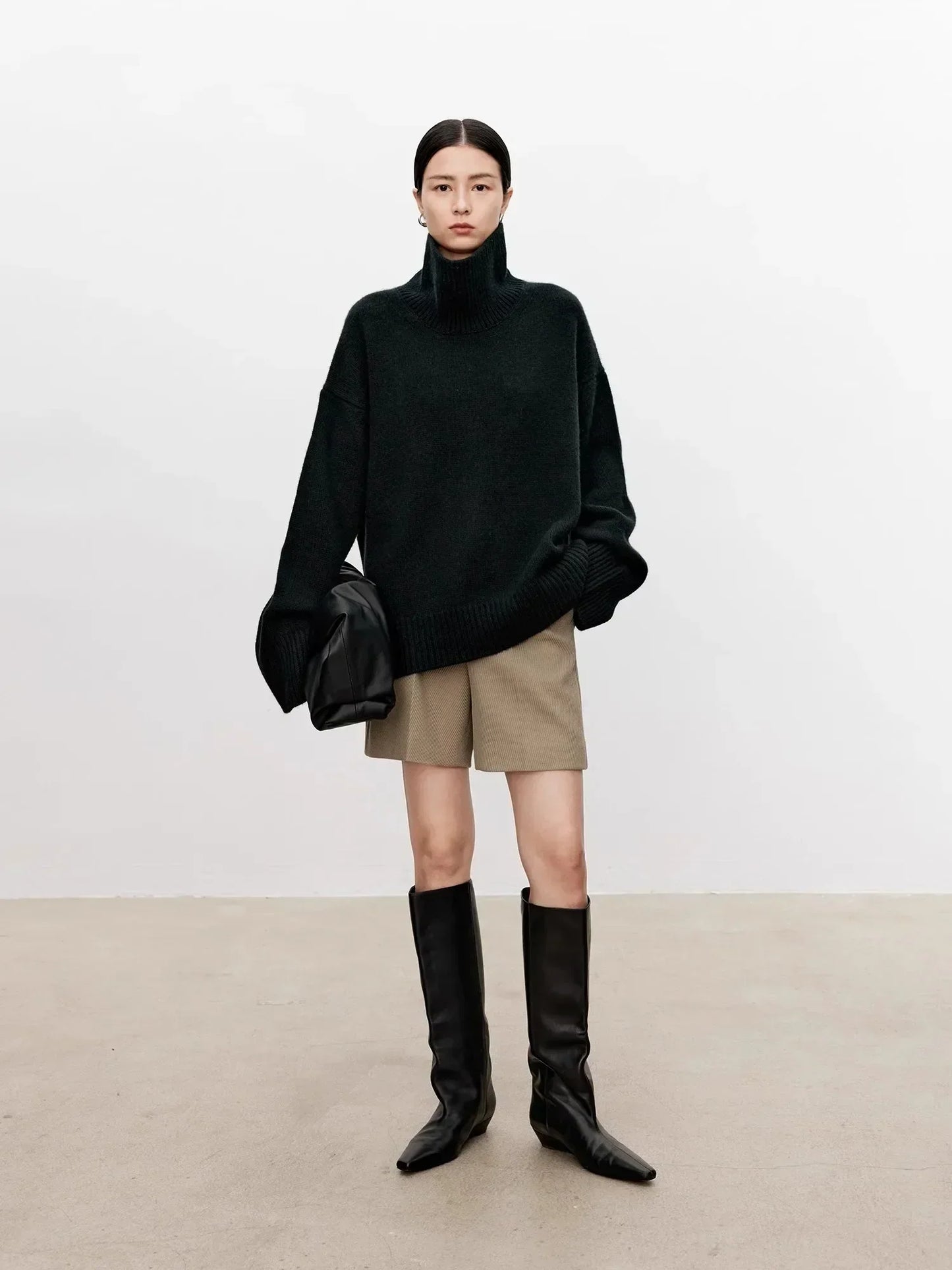 EP | MW - pull-over midi tricoté confortable