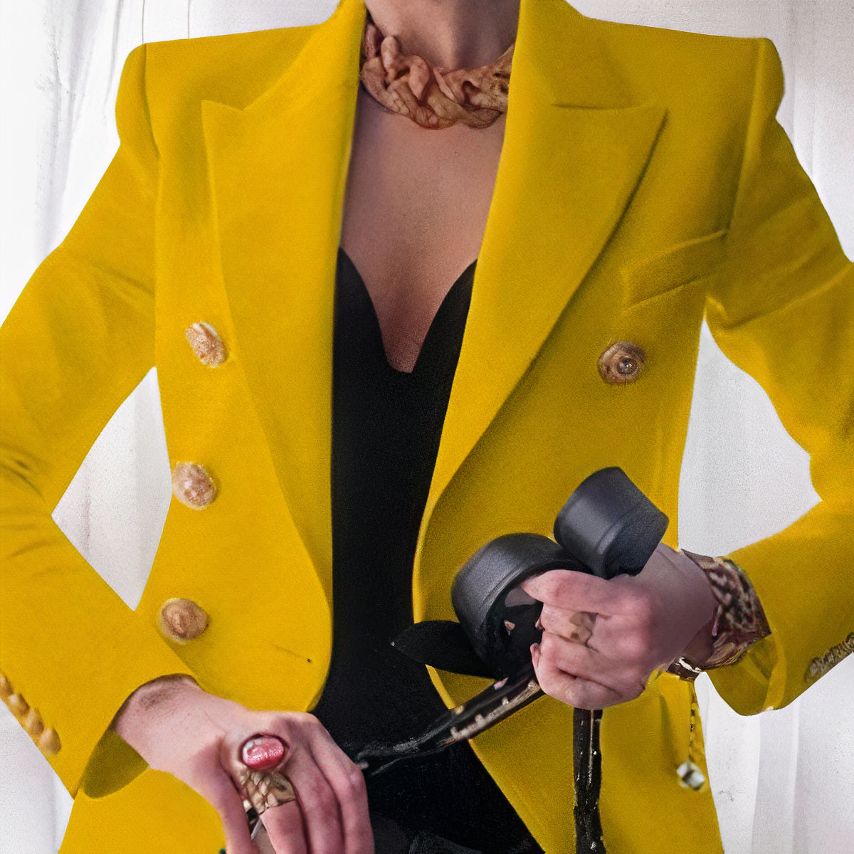 Veste au style vintage intemporel