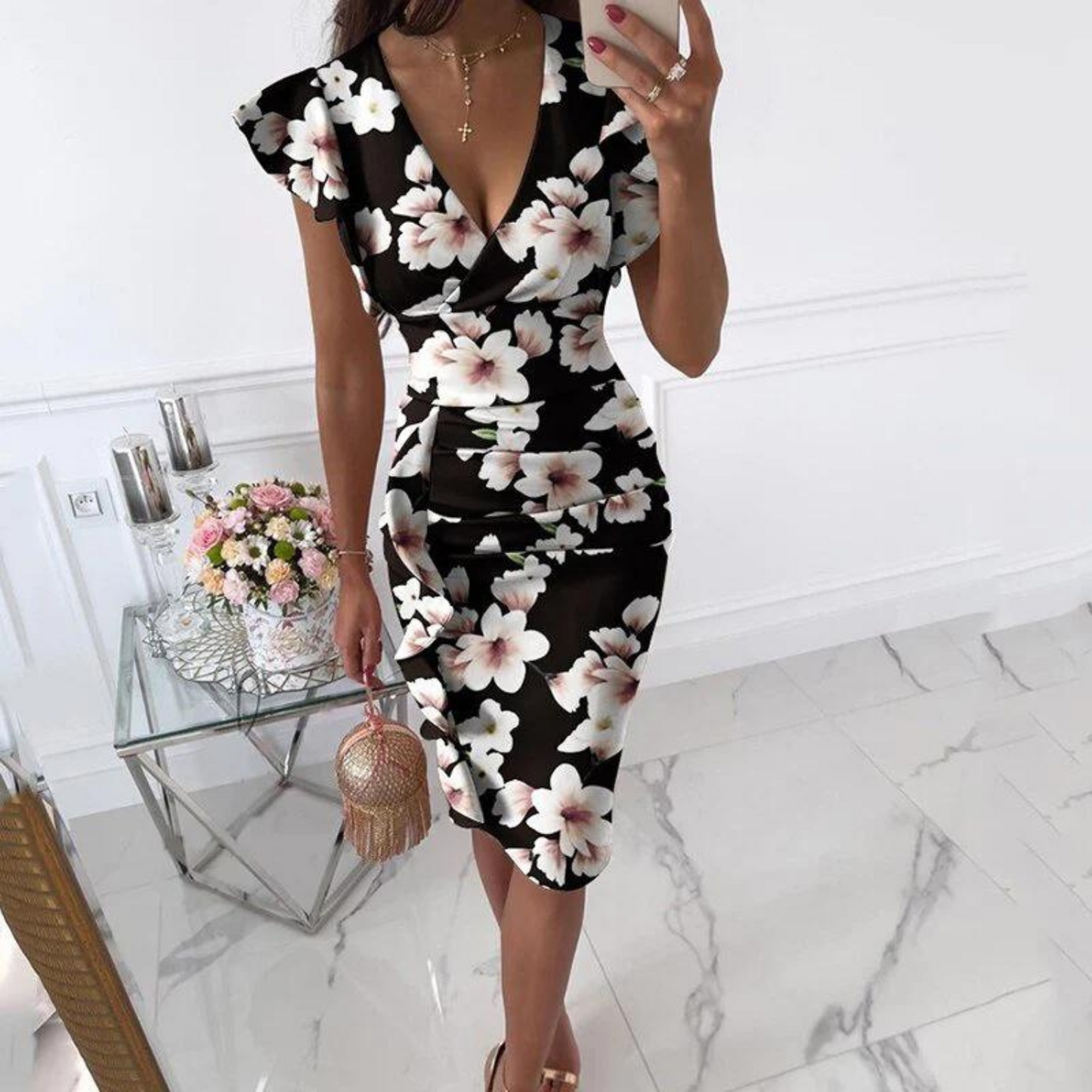 SL | Robe midi élégante pour l'été