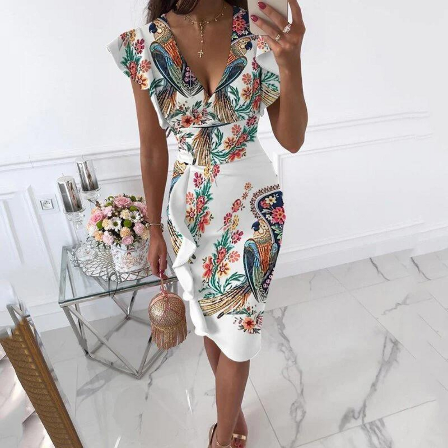 SL | Robe midi élégante pour l'été