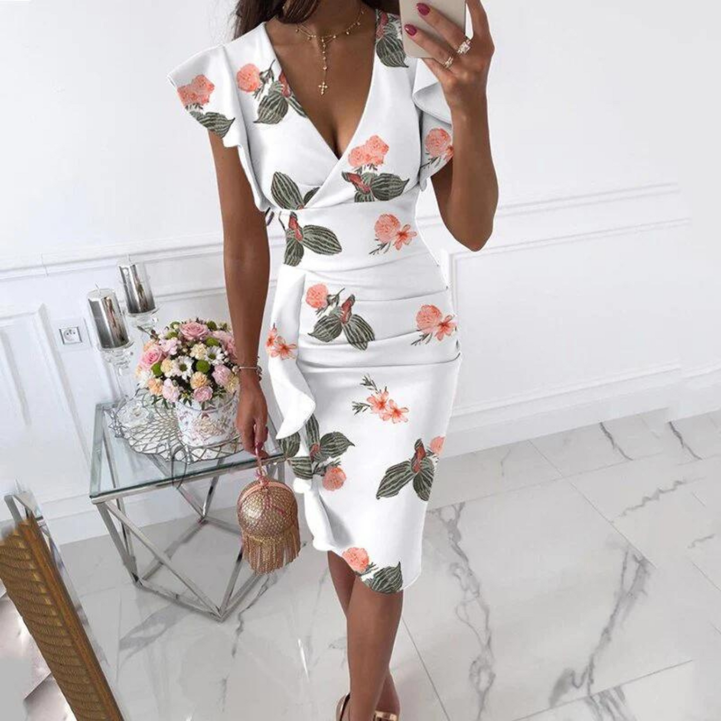 SL | Robe midi élégante pour l'été