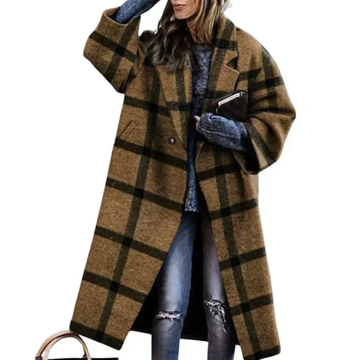EP | long et chaud manteau de laine aux couleurs ravissantes