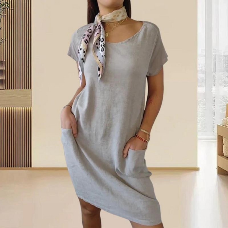 SL | Robe élégante pour femme à col rond